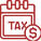 Tax relief calendar icon with dollar sign, symbolizing Rappaport Tax Relief's commitment to helping clients manage tax issues and achieve financial freedom.