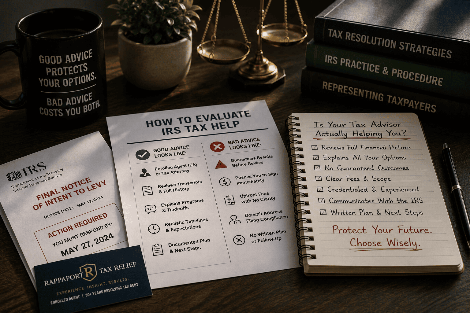 How to Tell If Your Tax Relief Advice Is Actually Helping You. Or Making Things Worse